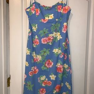 A blue Ralph Lauren sundress